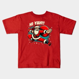 Kung Fu Santa Kids T-Shirt